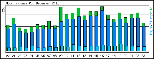 Hourly usage