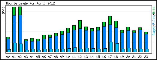Hourly usage
