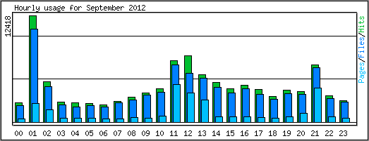 Hourly usage