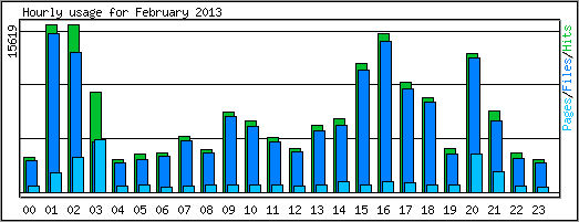 Hourly usage