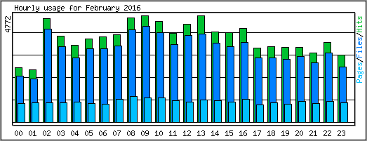 Hourly usage