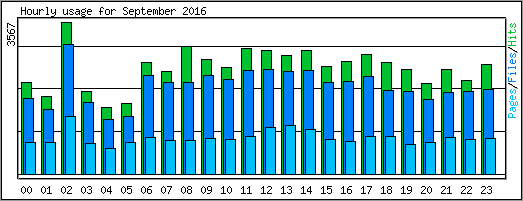 Hourly usage
