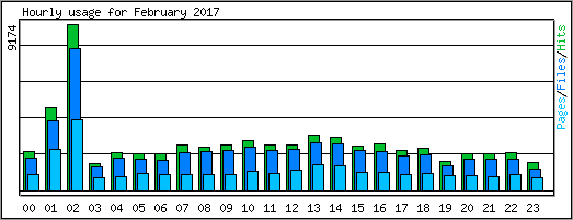 Hourly usage