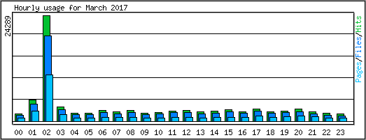 Hourly usage